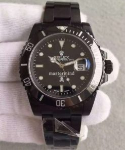 Replica Rolex Mastermind Submariner 116610 PVD Black Dial PVD Bracelet A2836