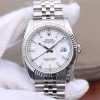 Replica Rolex DateJust 36mm SS 116234 ARF White Dial Stick Markers 904L SS Bracelet SA3135