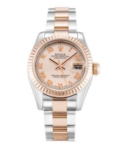 26 MM Rose Gold & Steel (Oyster) Replica Rolex Datejust Lady 179171