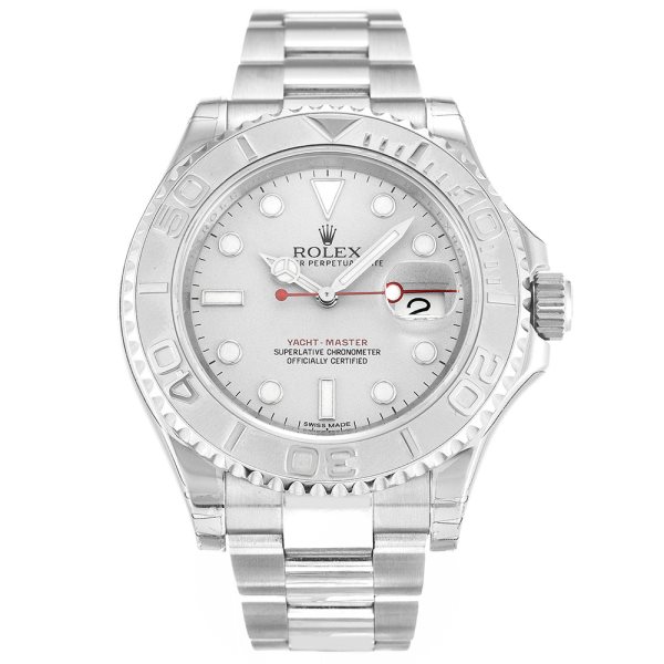 40 MM 316 Grade Stainless Steel Silver Replica Rolex Yacht-Master 116622