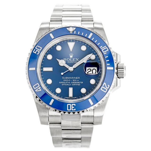 40 MM 316 Grade Stainless Steel (Oyster) Replica Rolex Submariner Blue 116619LB