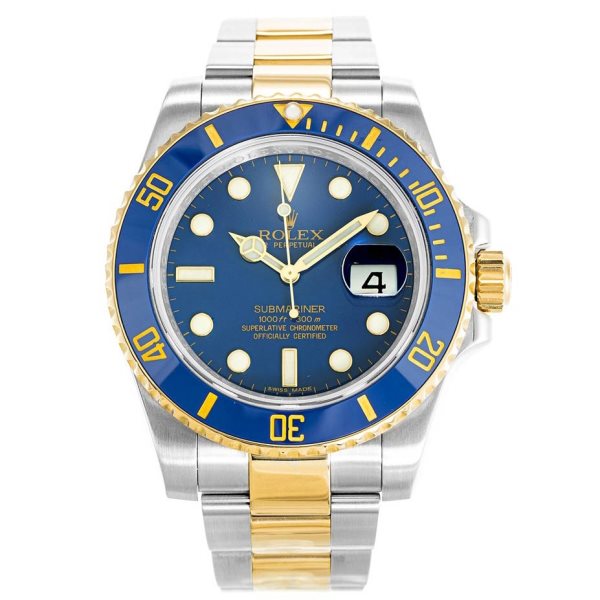 40 MM 316 Grade Stainless Steel Replica Rolex Submariner Two Tone 116613LB
