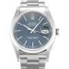 36 MM Steel (Oyster) Blue Baton Replica Rolex Datejust 16200