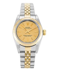 24 MM Steel & Yellow Gold Replica Rolex Lady Oyster Perpetual 76193