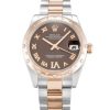 31 MM Rose Gold & Steel set with Diamonds Replica Rolex Datejust Lady 178341
