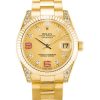 31 MM Yellow Gold set with Diamonds Replica Rolex Datejust Mid-Size 178238