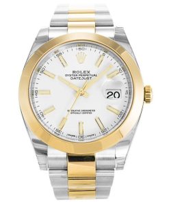 41 MM Gold Plated 316 Grade Stainless Steel Replica Rolex Datejust II Gold 126303