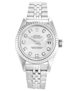 26 MM Ladies 316 Grade Stainless Steel White Replica Rolex Datejust 79174